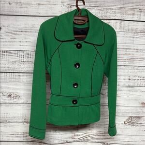 Canvasbacks Green Wool Women's Jacket Size 6